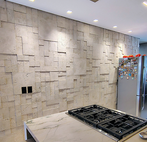 Revestimento instalado em cozinha