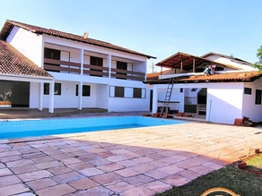 Obra residencial em andamento no Lago Norte